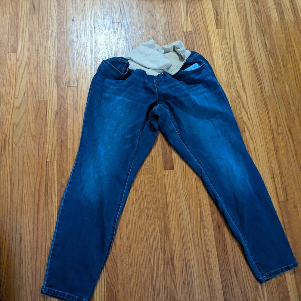 Jessica Simpson Plus Size Maternity Jeans